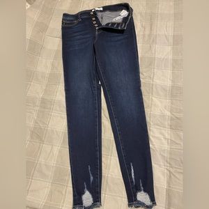 Kancan high rise distressed jeans